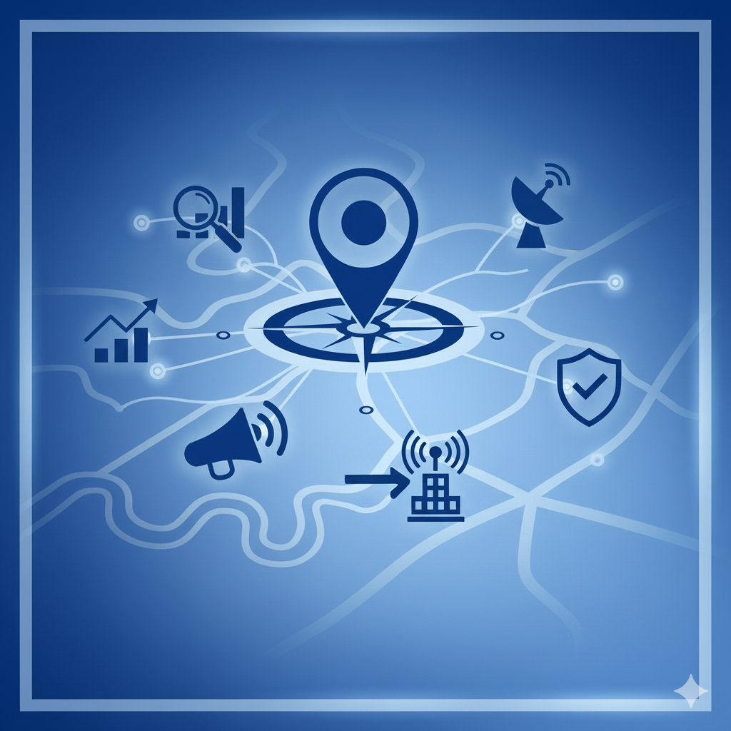 a geolocalização não mente. Ela não trabalha com suposições, mas com deslocamentos reais, cliques reais, buscas reais e intenções reais.